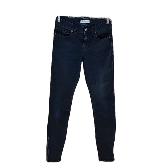 Madewell Dark Wash Roadtripper: Ankle Zip Edition Jeans Size 24 - Picture 1 of 8